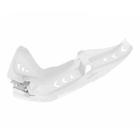 Polisport White Fortress Skid Plate/Linkage Guard for Husqvarna TE250 2014-2016