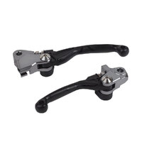 Polisport Black Folding Lever Set for Husqvarna TC250 (2T) 2019-2021