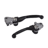 Polisport Black Folding Lever Set for Husqvarna TC85 SW 2014-2020