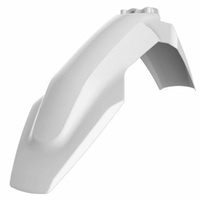 Polisport White Front Fender for Husqvarna FE450 2017-2022