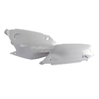 Polisport White Side Covers for Kawasaki KX125 2003-2008