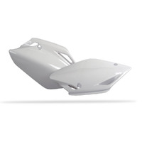 Polisport White Side Covers for Honda CRF150R 2007-2015