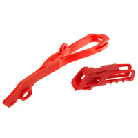 Polisport Red Chain Guide/Slider Kit for Honda CRF250R 2010