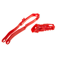 Polisport Red Chain Guide/Slider Kit for Honda CRF450R 2013-2016