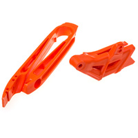 Polisport Orange Chain Guide/Slider Kit for KTM 300 EXC 2008-2011