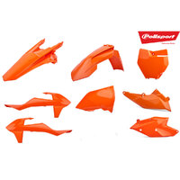 Polisport Orange MX Plastic Kit for KTM 125 XC-W 2017-2018