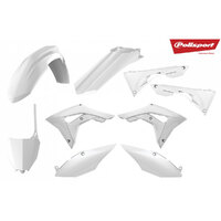 Polisport White MX Plastic Kit for Honda CRF250R 2018-2021