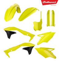 Polisport Fluro Yellow MX Plastic Kit for Kawasaki KX450F 2016-2018