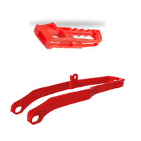 Polisport Red Chain Guide/Slider Kit for Honda CRF450R 2017-2020