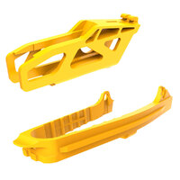 Polisport Yellow Chain Guide/Slider Kit for Suzuki RM-Z250 2019-2022