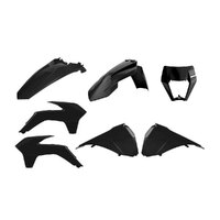 Polisport Black Enduro Restyle Plastic Kit for KTM 250 EXC 2014-2016