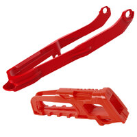 Polisport Red Chain Guide/Slider Kit for Honda CRF250R 2020-2022