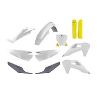 Polisport OEM MX Plastic Kit (Incl Yell Fork Guards) for Husq FC450 2019-2022