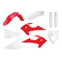 Polisport Red/White Enduro Plastic Kit for Gas Gas EC200 2T 2019