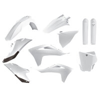 Polisport White MX Plastic Kit for Gas Gas MC 450F 2021-2022