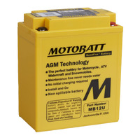 Motobatt AGM Battery for Yamaha XJ650 TURBO 1982-1983