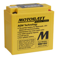 Motobatt AGM Battery for Cagiva 900 ELEFANT 1993-2000