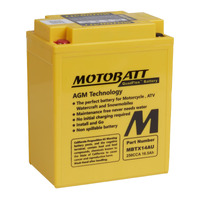 Motobatt AGM Battery for Honda CB900F Bol D'or 1981