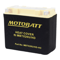 Motobatt Battery Heat Cover for Harley FXDF Dyna Fat Bob 2000-2017