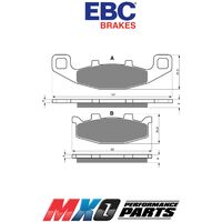 EBC Front Brake Pads Kawasaki KLE500 1991-2008 FA129HH