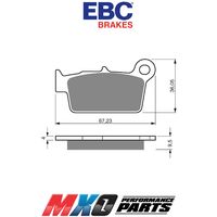 EBC Rear Brake Pads GasGas EC250 FSR 2T (SACHS) 2011-2013 FA367R