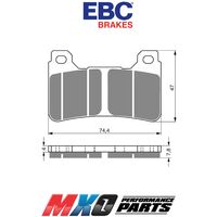 EBC Front Brake Pads Honda VFR800F 2015-2017 FA390HH