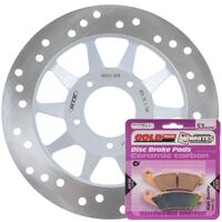 MTX Front Brake Disc and Pad Kit for Honda XR150L 2014-2022