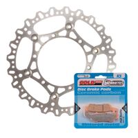 MTX Front Brake Disc and Pad Kit for Yamaha WR450FSP 2021 (Wave)