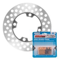 MTX Front Brake Disc and Pad Kit for Yamaha YFM350FA BRUIN (Auto) 4WD 2004-2006