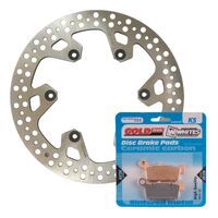 MTX Rear Brake Disc and Pad Kit for Yamaha YZ250F 2001