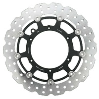 MG Front Left Brake Disc for Husaberg FS 650 E 2004-2008 (21-107-AW-BK)