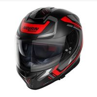 Nolan Helmet N808 Ally Flat Black/Red/Grey 39