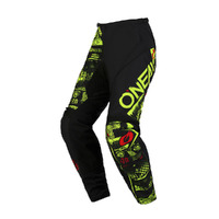 Oneal 2023 Element Pants Attack Black/Neon Yellow Adult