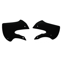 Rtech Radiator Shrouds for Kawasaki KLX 110 2002-2009 OE Black (2010-2011) 