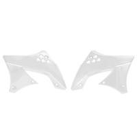 Rtech Radiator Shrouds for Kawasaki KXF 450 2009-2011 White 