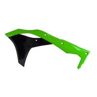 Rtech Radiator Shrouds for Kawasaki KXF 250 2017-2020 Neon Green 