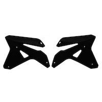 Rtech Radiator Shrouds for Suzuki RMZ 450 2007 Black 