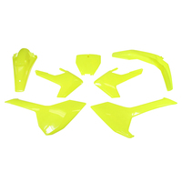 Rtech Plastics Kit for Husqvarna LTD ED FC 250 2016-2018 Neon Yellow