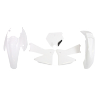 Rtech Plastics Kit for KTM SX 125 2005-2006 White