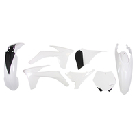 Rtech Plastics Kit for KTM SXF 450 2011-2012 White