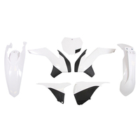 Rtech Plastics Kit for KTM SX 250 2013-2016 White