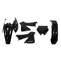 Rtech Plastics Kit for KTM EXC 200-250-300 2004 Black