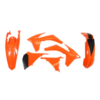 Rtech Plastics Kit for KTM OEM EXC 125-200-250-300 SIX DAYS 2012-2013 Orange