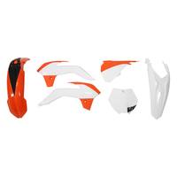 Rtech Plastics Kit KTM OEM (2016) SX 85 2013-2017 w/Left Airbox Cov Orange/White