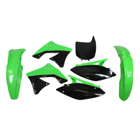 Rtech Plastics Kit for Kawasaki KX 250 F Monster Energy 2009 Green/Black/White