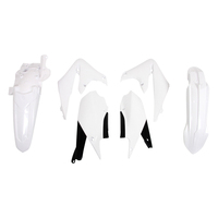 Rtech Plastics Kit for Yamaha WR 450 F 2019-2021 White/Black