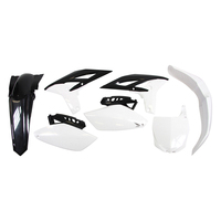 Rtech Plastics Kit for Yamaha YZ 250 F 2010-2013 White/Black