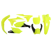 Rtech Plastics Kit for Yamaha YZF 250 2014-2018 Neon Yellow