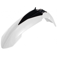 Rtech Front Fender for KTM 350 SX-F 2011-2012 White/Black 