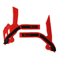 Rtech Frame Protectors for Beta RR 200 2T Enduro 2020-2021 Red/Black